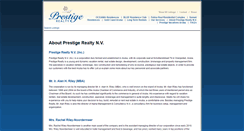 Desktop Screenshot of aboutprestigerealty.prestigerealtynv.com