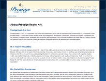 Tablet Screenshot of aboutprestigerealty.prestigerealtynv.com